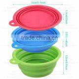 2016 New Portable and Unbreakable Collapsible Silicone Dog Bowl/Silicone Pet Bowls thumbnail-2
