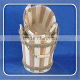 Unfinished Custom Small Wooden Barrel Decoration thumbnail-5