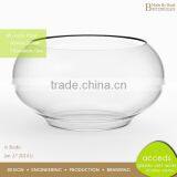 Large Pyrex Dual Layers Glass Vessel Bowl thumbnail-5
