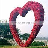 Q113001 Wedding Decoration Green Wall China Manufacturer Artificial Flower Wall thumbnail-4