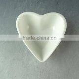 White Ceramic Heart Shaped Bowl / Dishes With Gift Color Box Small Size thumbnail-2