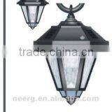 Hexagonal Solar Hanging Lantern With Shepherds Hook thumbnail-1