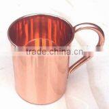 16 OZ 100% COPPER CYLINDER SHAPED GIFT MUGS FOR MOSCOW MULE thumbnail-1