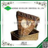 Woven Wicker Hanging Baskets for Sale thumbnail-1