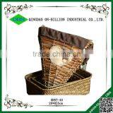 Woven wicker hanging baskets for sale