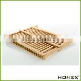 High Quality Wooden Bamboo Kitchen Plate Rack Dish Rack for Drying,Kitchenwares /Homex_Factory