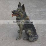 Customized Life-size Fiberglass Dog Statue thumbnail-2