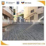 9x9 cm Cheap Stone Black Flamed Basalt With Cut Edges