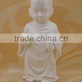 White Ceramic Buddha Statue Wholesale thumbnail-1