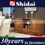 Buffet Walnut Sideboard Storage Furniture Cabinet Wood Drawers Furniture Decor N6329-RE thumbnail-1