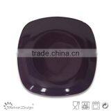 Solid Color Square Ceramic Salad Plate thumbnail-5