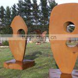 Famous Metal Art Theme Park Statue Abstract Garden Corten Steel Sculpture thumbnail-4