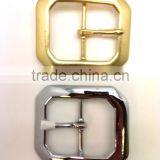 Chrome Plate Center Bar Buckle, Solid Brass Center Bar Buckle With One Prong thumbnail-5