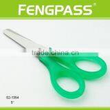 S2-1354 5" 2CR13 Stainless Steel PS Plastic Handle Stationery Scissors / Kid Scissors Round Point thumbnail-1