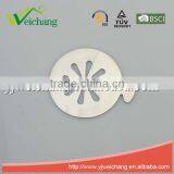 WCTS399 Durable Stainless Steel Cappuccino Coffee Art Coffee Stencils Flower Shape Coffee Stencil, Food Grade thumbnail-2