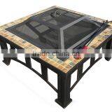 30 Inch Square Slatetable Fire Pit thumbnail-1