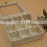Wooden Box With Clear Lid|divided Boxes thumbnail-2