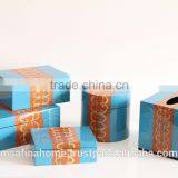 Rectangle Colored Lacquer Decorative Box thumbnail-1