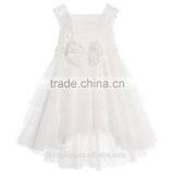 White Flower Girl Dresses Girls Satin Lace Boutique Party Dresses HSD6989 thumbnail-3