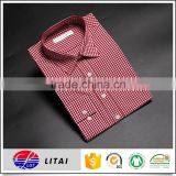 New Fashion Mens Bamboo Fiber Plaid Fabric Shirt With OEM Service thumbnail-1