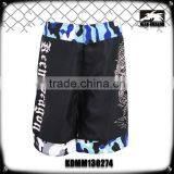Customized Hot Design OEM Printed Fight Mma Crossfit Shorts Black thumbnail-1