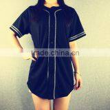 Quick Dri-Fit Unisex Baseball T Shirt Baseball Tops Custom Blank Baseball Jersey Plain Baseball Tee Shirts Wholesale thumbnail-4