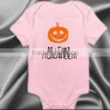 Halloween Children Cotton Orange Pumpkin Pattern Newborn Baby Unisex Bodysuit Romper thumbnail-3