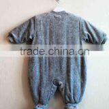 Wholesale Fashion Design Baby Winter Bodysuit Knitted 100% Cotton Long Sleeve Romper A25-31644 thumbnail-5