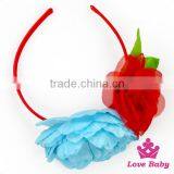 FGA035 Lovebaby Wholesale Colorful Flowers 0-6t Baby Wear Head Piece Wedding Hair Accessories Bridal Flowers Hairband thumbnail-1