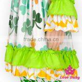 St.Patricks Day Baby Clothes Clothing Long Sleeve Ruffle With Icing Pants Toddlers Girls Boutique Outfits thumbnail-4