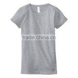 Bulk Fancy Design Short Sleeve Ladies Slim Fit Cotton Blank Tshirt Custom Print thumbnail-4