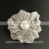 Natural Pearl Brooch Brooches Anemones Shape Micro Mosaic Fashion thumbnail-2
