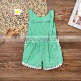 S33622W Summer 2017 Infant Kids Rompers Baby Girl Ruffles Romper thumbnail-4