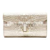 Hotsale Fashion Women Ladies Clutch Evening Bag With Chain Strap Genuine Leather Women Purse thumbnail-1