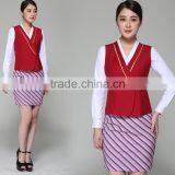 Custom Made Design Airline Stewardess Uniformes De Aeromoa thumbnail-1