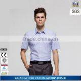 Mens Plaid Shirts Red and Black Western Office Wear for Summer thumbnail-5