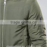 OEM Bomber Jacket With Sleeve Pocket in Guangzhou Clothing Factory thumbnail-2