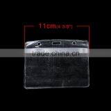 High Quality Plastic Transparent Horizontal Men Card Holder Badge Pouches thumbnail-4