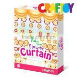 Children Crafts Girl Craft Create Your Flower Curtain thumbnail-2