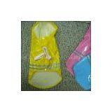 Yellow Blue Customized Dog Rain Coats for Chihuahua, Pomeranian, Poodle thumbnail-1