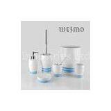 WBC0429D OEM Modern Home 6 Piece Ceramic Bathroom Accessory Set thumbnail-1
