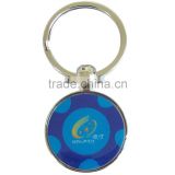 2016 Promotional Round Shaped 3D Metal Keychain
