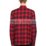 Western Plaid Cotton Flannel Shirt for Man thumbnail-3