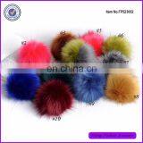 Wholesale Cheap Stock 5-12cm Fluffy Fake Fur Pom Poms