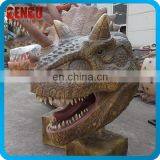 High Simulation Life Size Dinosaur Head For Sale thumbnail-1
