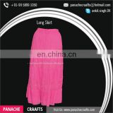 6 Colors Latest Long Pleated Skirts for Ladies