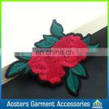 Customize Wholesale 3D Importers Embroidery Rose Patches Flower Patch