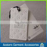 New Design Art Paper Printing Cheap Custom Embossed Hang Tags Wholesale thumbnail-5