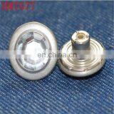 Decorative New Fashion Metal Jeans Button With Stone