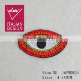 Fantastic style patch beaded eye applique